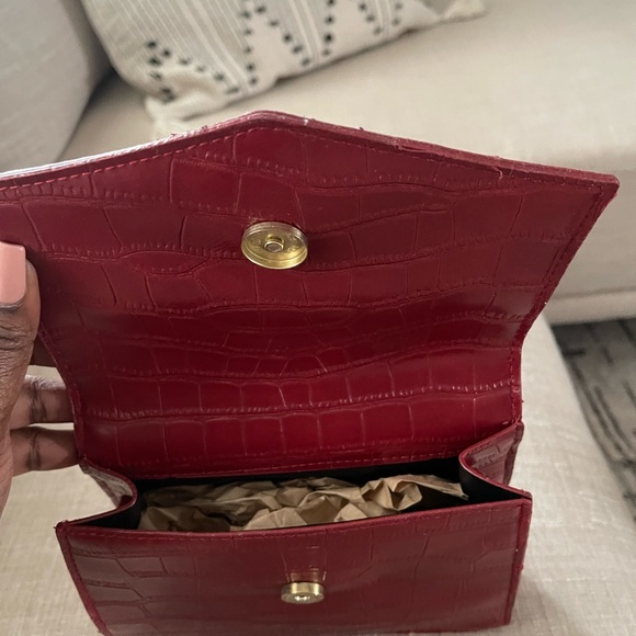 Small reddish handbag - Picture 4 of 6